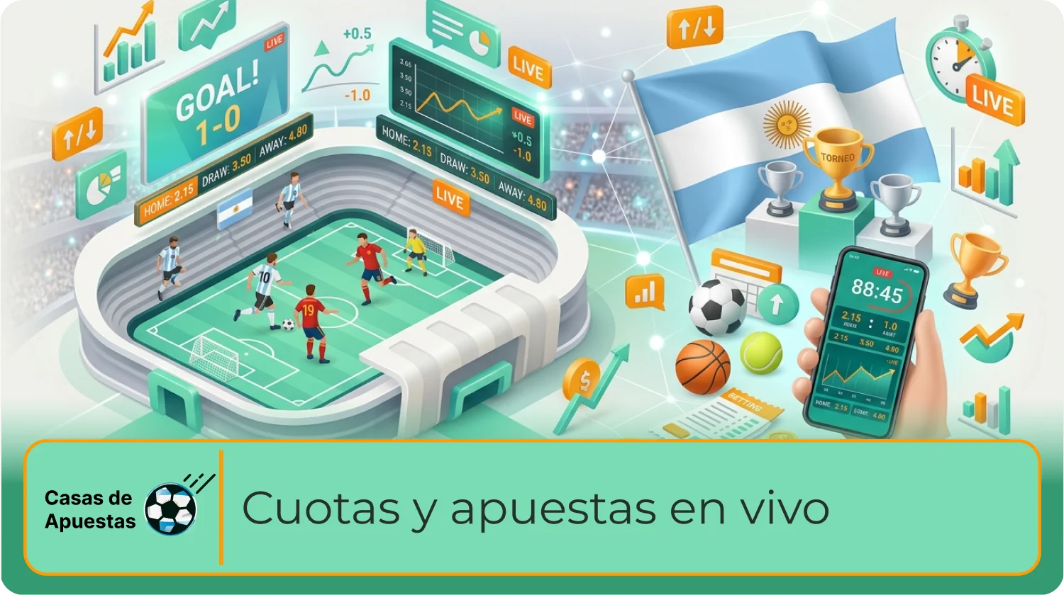 Sistema de cuotas y emoción en tiempo real