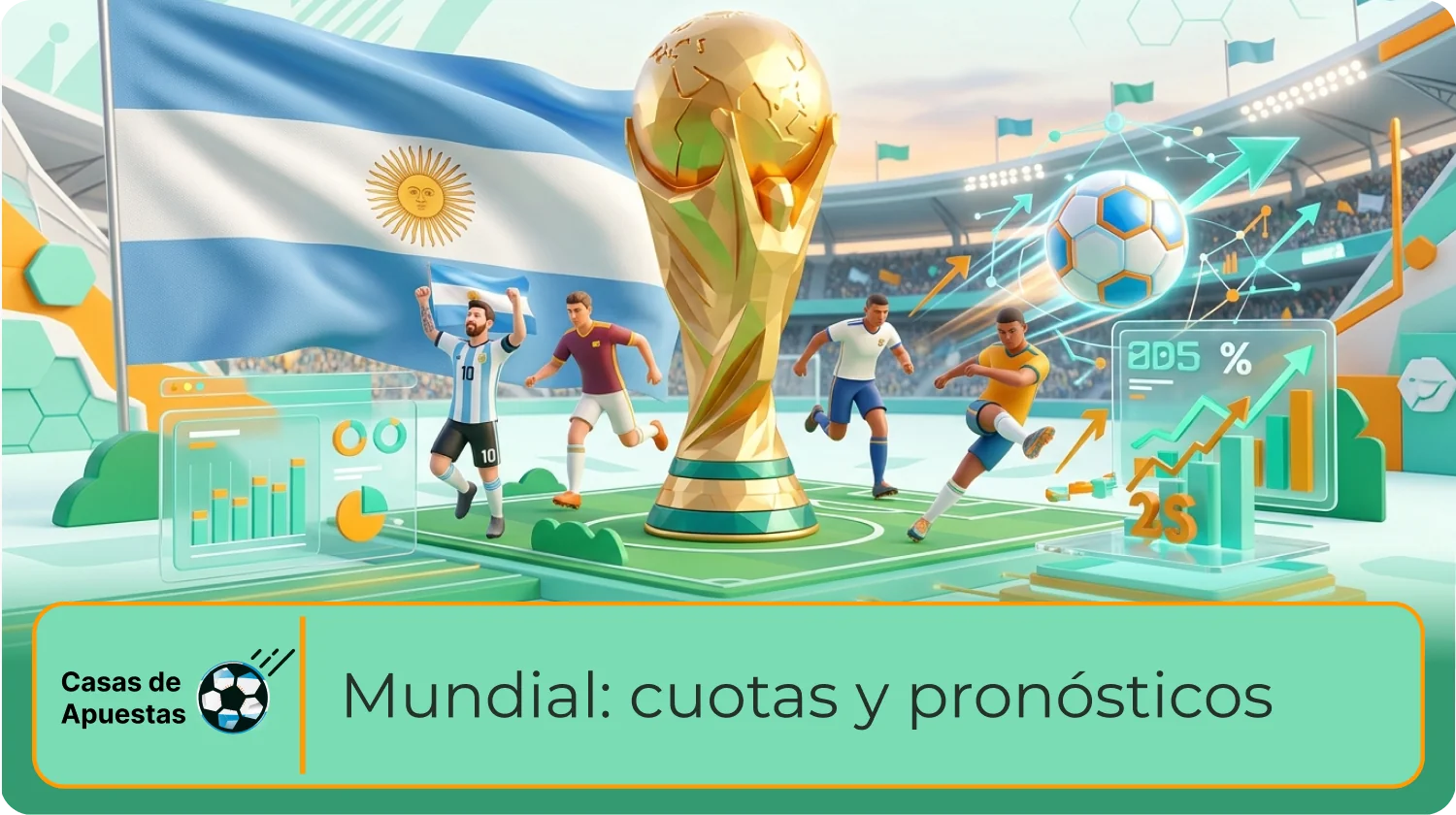 Predicciones mundialistas y cuotas para seguidores argentinos